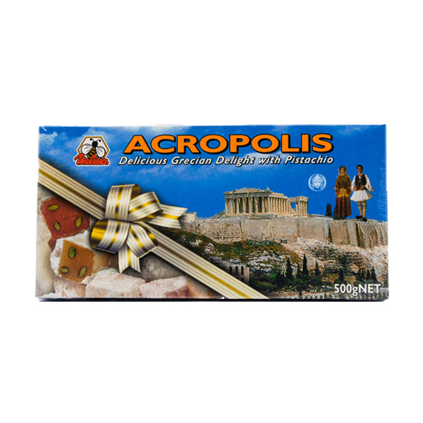 Acropolis delicious Grecian delight with pistachio