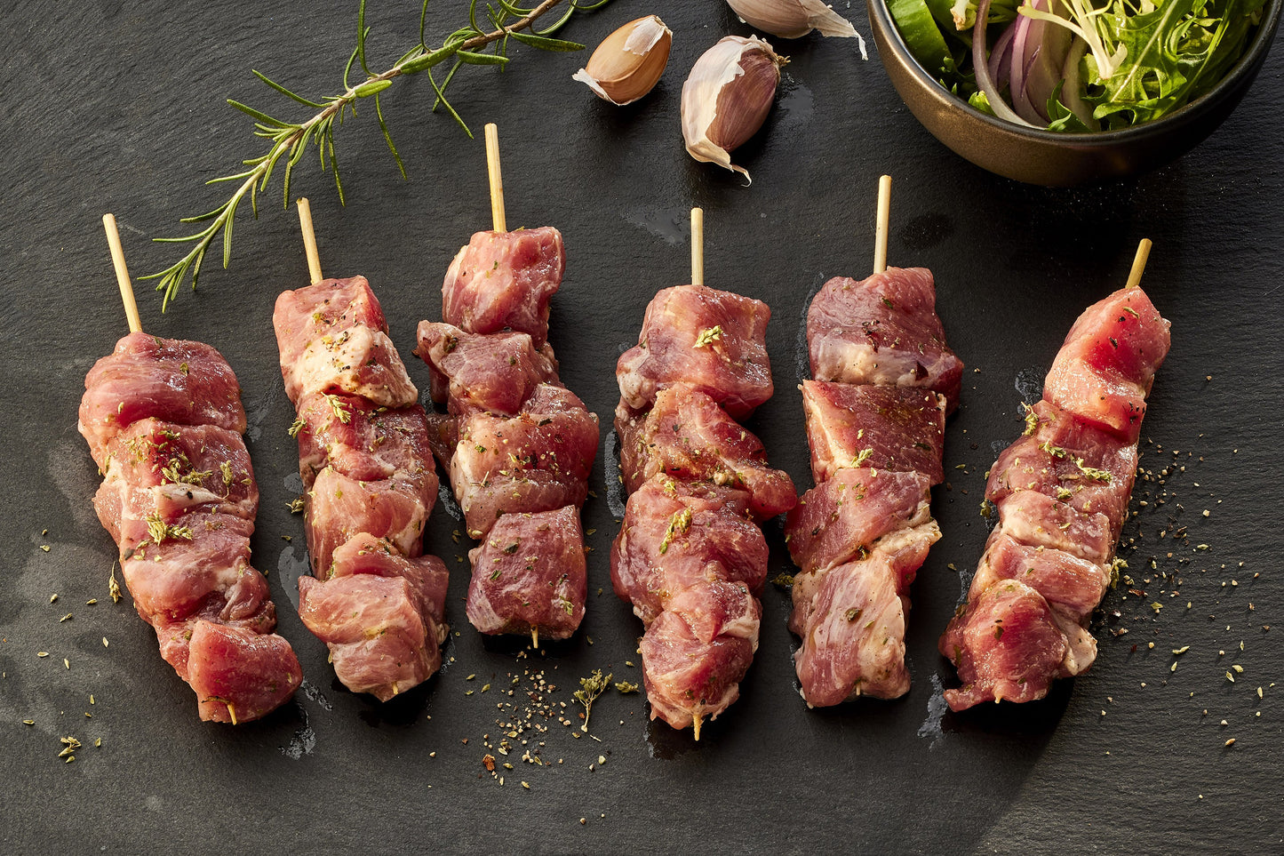 Mini Cocktail Pork Neck Souvlaki