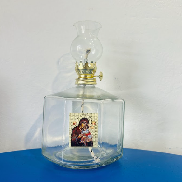 Glass Large Oil Lamp