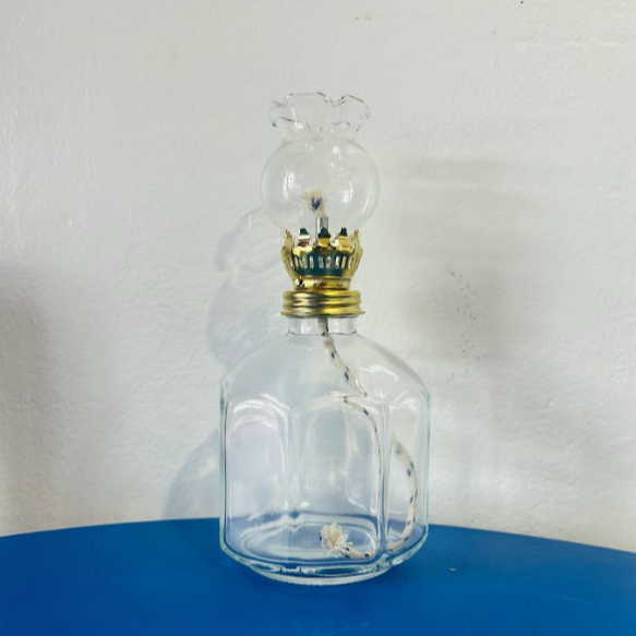 Glass Medium Oil Lamp