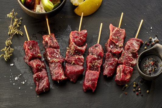 Mini cocktail Beef Wagyu Souvlaki