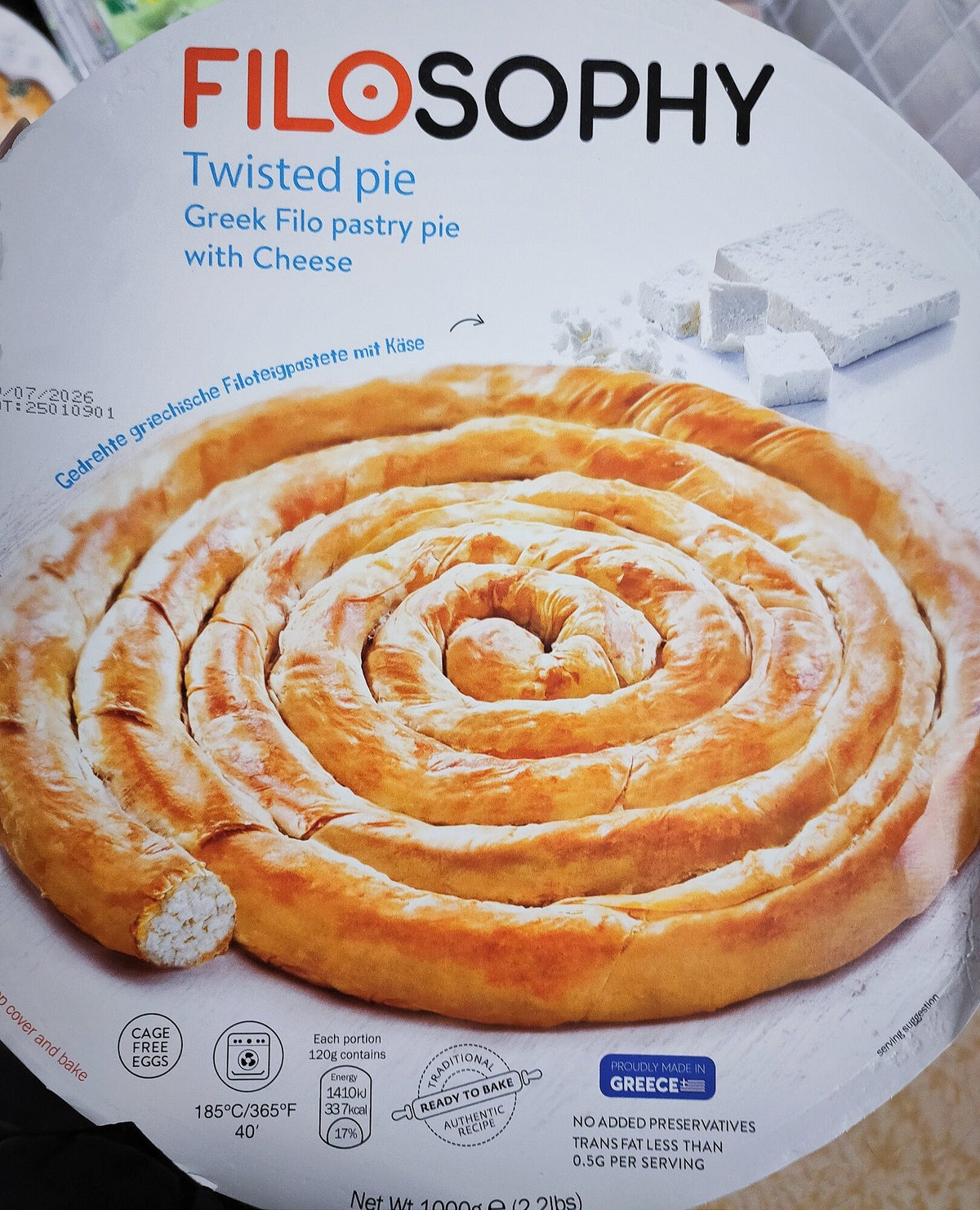 Filosophy Greek Spiral Feta Pie