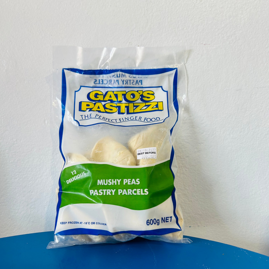 Mushy Peas Pastry Parcels