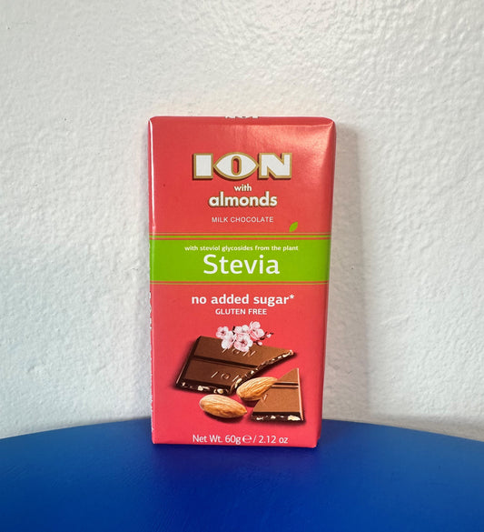 Stevia Chocolate with Almonds (Gluten Free)