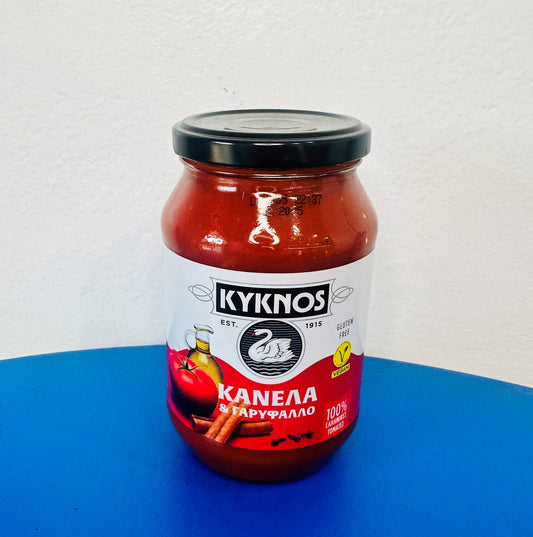 Kyknos (Gluten Free) Tomato Sauce with Cinnamon and Clove