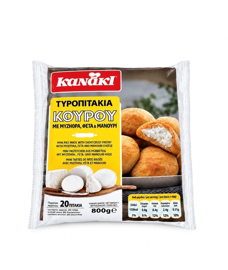 Kanaki three cheese mini pies